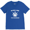 kiss me i'm highrish V-Neck Tee