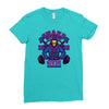 snake mountain gym Ladies Fitted T-Shirt