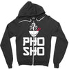 asian food humor chopsticks Zipper Hoodie