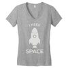 need space Women's V-Neck T-Shirt