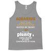 Aquarius Hated By Many Wanted By Plenty Disliked By Some Confronted By Tank Top