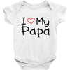 I Love My Papa Baby Bodysuit