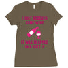 rescued some wine Ladies Fitted T-Shirt