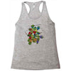 mega turtles Racerback Tank