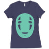 kaonashi mask spirited away Ladies Fitted T-Shirt