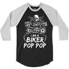 You Cant Scare Me I am Biker Pop Pop 3/4 Sleeve Shirt