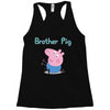 peppa pig brother pig Racerback Tank