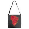 isla nublar Adjustable Strap Totes