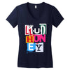 new mudhoney logo Women's V-Neck T-Shirt