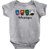 hello avengers Baby Bodysuit