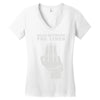 read between the lines Women's V-Neck T-Shirt