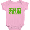 kiss my grass Baby Bodysuit