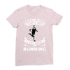 simple man running Ladies Fitted T-Shirt