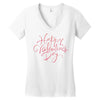 happy valentines day Women's V-Neck T-Shirt