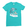 jurassic hoth Ladies Fitted T-Shirt
