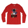 who loves husky Long Sleeve Shirts