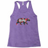 Floral Baby Bear Racerback Tank