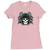 skull racer Ladies Fitted T-Shirt