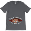 April Peeking Out Baby Boy T-Shirt