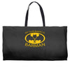 my superhero is barman Weekender Totes