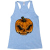 skull pumpkin Racerback Tank