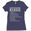 rules for dating my niece Ladies Fitted T-Shirt