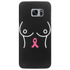 breast with pink ribbon Samsung Galaxy S7 Edge