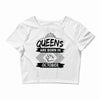Queens Are Born In October Crop Top