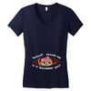 December  Peeking Out Baby Girl Women's V-Neck T-Shirt