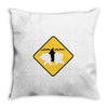 bear shark Throw Pillow