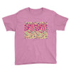pink triangle print Youth Tee