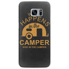 what happens in camper stays in camper vintage style camp funny Samsung Galaxy S7 Edge