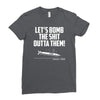 lets bomb the shit outta them Ladies Fitted T-Shirt