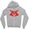 decepticon zoltar (mono) Zipper Hoodie
