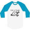 life is fragile 3/4 Sleeve Shirt