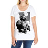 astronaut Ladies Curvy T-Shirt