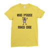 ski free and die Ladies Fitted T-Shirt