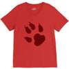 animal feet V-Neck Tee