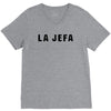 la jefa black V-Neck Tee