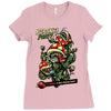 piranha party Ladies Fitted T-Shirt
