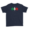 bat man mexican flag mexico logo Youth Tee
