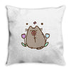 Pusheen The Cat Throw Pillow