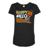 happy hallowine Maternity Scoop Neck T-shirt