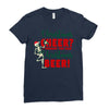 christmas cheer i thought you said christmas beer Ladies Fitted T-Shirt