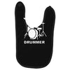 drummer drum kit indie rock music Baby Bibs