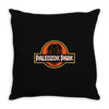 paleozoic park Throw Pillow