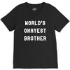 world's okayest brother V-Neck Tee