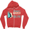 Women's March New York Zipper Hoodie