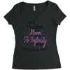 I Love My Trucker To The Moon And Back To Infinity And Beyond Forever Women's Triblend Scoop T-shirt