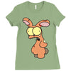 zombie bunny Ladies Fitted T-Shirt